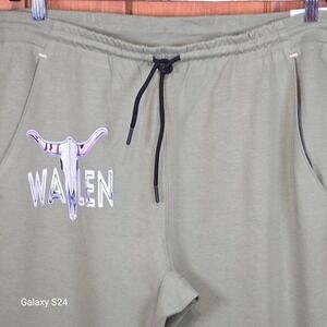 Old Navy Graphic Jogger Sweatpants Olive Green XL Athletic Casual Lounge